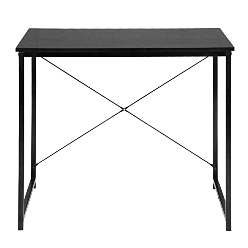 Computertisch aus Spanplatte, Stahl, Arbeitstisch, Schreibtisch, X-Form, Stehpult für Heimbüro-Möbel (Farbe: D, Größe: 80 x 60 x 70 cm) (D 80 x 60 x 70 cm) von ghghnrtgefrgnhnxdf