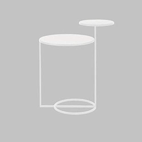 Couchtisch Modischer Beistelltisch Zweistöckiger Couchtisch Metalltisch Wohnmöbel Wohnzimmer Sofa Seite (Farbe: Einfarbig) (OneColor) von ghghnrtgefrgnhnxdf