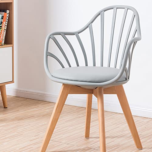 Esszimmerstühle Rückenlehne Sessel Wohnzimmer Kunststoff Klappstuhl Esstisch skandinavisches Design Möbel (Farbe: D, Größe: 1code) (E 1code) von ghghnrtgefrgnhnxdf
