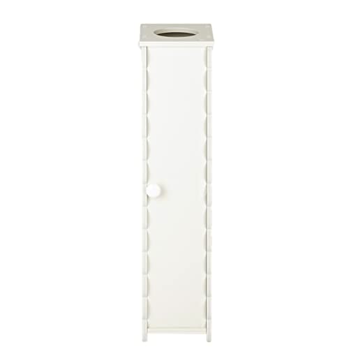 Kleiner Badezimmer-Aufbewahrungs-Eck-Bodenschrank mit Tür, dünner WC-Schminkschrank, schmal, Waschbecken, Aufbewahrungsbox, Taschentuchaufbewahrung (D (6,5 x 7,7 x 26,5)) von ghghnrtgefrgnhnxdf