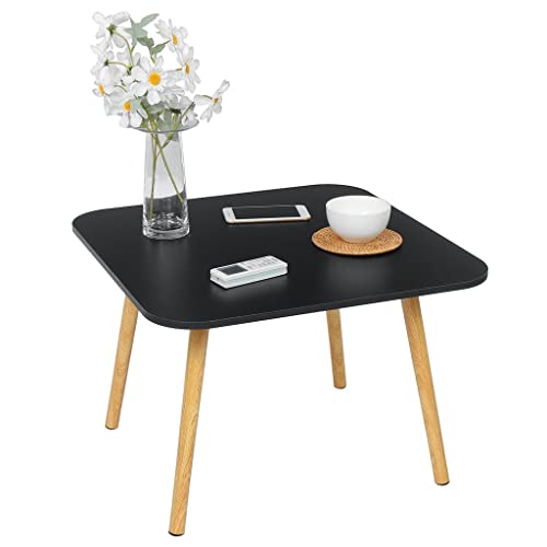 Quadratischer Couchtisch aus Holz, Beistelltisch, Wohnzimmer, kleiner Couchtisch, Möbeldekoration (Farbe: D, Größe: 50 x 50 x 42 cm) (E 50 x 50 x 42 cm) von ghghnrtgefrgnhnxdf