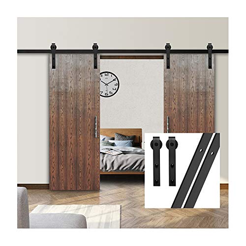 GIFSIN 11.5FT/352cm Scheunentor Kit Schiebetürbeschlag Kit Schiebetür Kit für Doppeltür,J-förmiger Kleiderbügel GIFSIN 11.5FT/352cm Scheunentor Kit Schiebetürbeschlag Kit Schiebetür Kit für Doppeltür,J-förmiger Kleiderbügel von gifsin