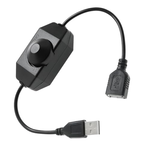5V USB Rotary Dimmer Switch - LED -Streifencontroller und adressierbare Mini -LED -Streifen | Energieeffiziente USB -weibliche bis männliche Kabel | DC5V -Ausgangsstrom weniger als 3a - mit Strom unte von gifyym