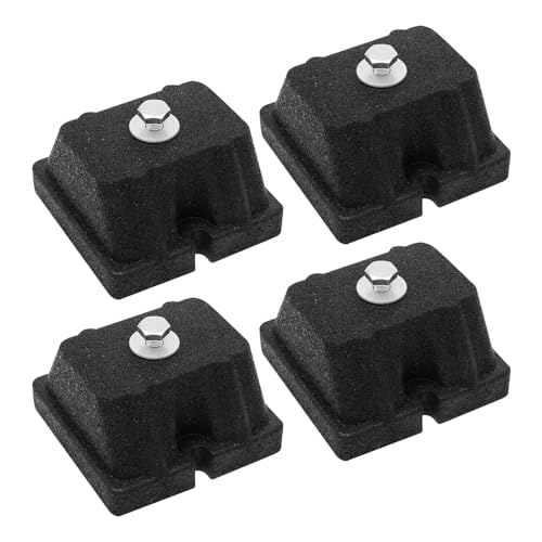 Antivibrationspads | 4er-Set Gummifuß Montagebasis - Hochbelastbare Montagehalterung Für Außenkondensatoren Klimaanlage Wärmepumpe Außengerät Antivibrationspads | 4er-Set Gummifuß Montagebasis - Hochbelastbare Montagehalterung Für Außenkondensatoren Klimaanlage Wärmepumpe Außengerät von gifyym