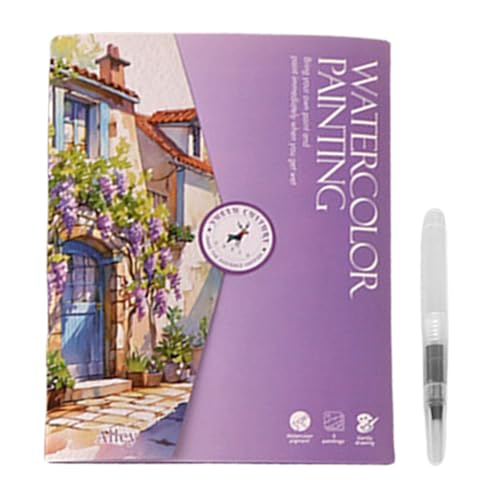 Aquarell Workbook - Aquarell -Malbuch - Kreatives Färben- Und Malbuch Mit 12 -Farben -Lackier- Und Pinsel, Künstlerisches Wasserfarbe Für Kinder Und Erwachsene Aquarell Workbook - Aquarell -Malbuch - Kreatives Färben- Und Malbuch Mit 12 -Farben -Lackier- Und Pinsel, Künstlerisches Wasserfarbe Für Kinder Und Erwachsene von gifyym
