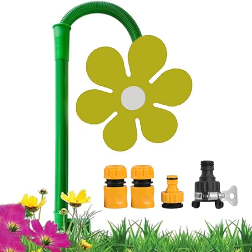 Gartensprenger Haltestab | Spaßiger | 360 Grad Rotierendes Bewässerungssystem Für Garten Rasen Terrasse Spiel von gifyym