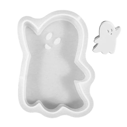 Ghost Candle Form - Halloween Silikonform - Halloween Plastikform | Halloween Silikonform | Horror Ghost & Skull Form Für Gips, Kerze, Harz, Handwerk von gifyym