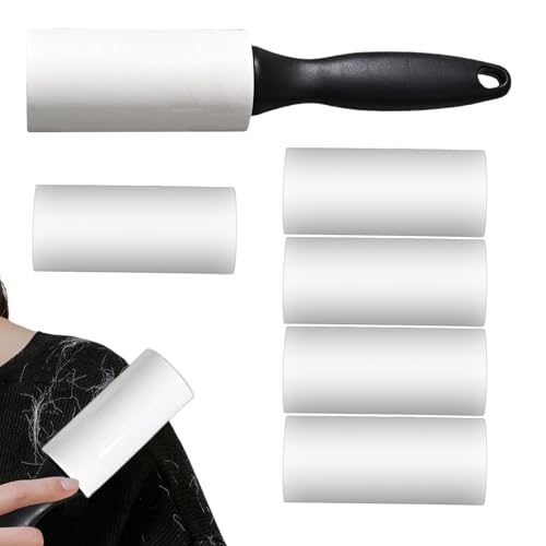 Haftender Fusselroller | Kleiderroller für Mäntel | Gerät zur Haarentfernung mit ergonomischem Griffdesign, Haushaltsreinigungshelfer für Stoffe, Möbel, Teppiche, Fahrzeugteppiche und Auto von gifyym