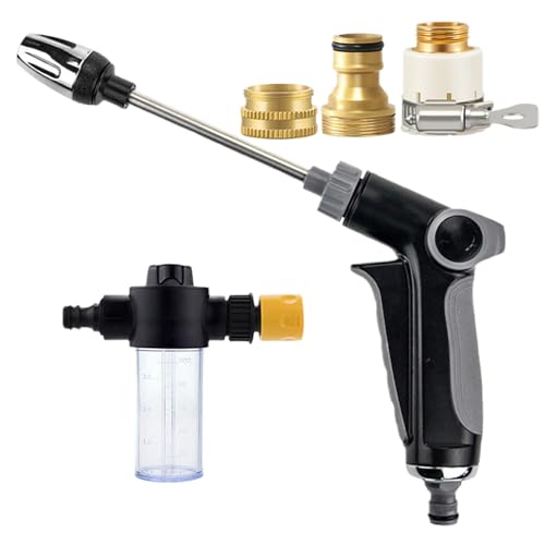 Hochdruckdüse Für Schlauch - Hochdruck Power Washer Sprührohr - Leichte Aluminiumlegierung Sprüher Für Bewässerung Rasen Auto Reinigen Wasserhahn von gifyym