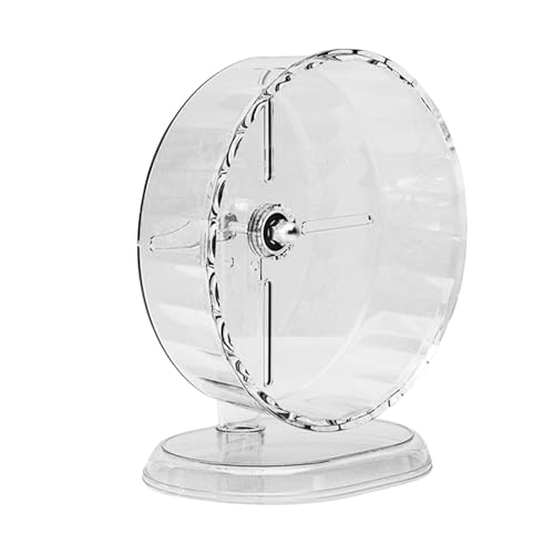 Holz Hamsterrad | Hamster -Übungsrad - Laufspinner Ring für Ruhe und Bewegung, stille Gnawar Wheelquiet Hamster Running fürHamster, Mäuse, kleines Haustier von gifyym