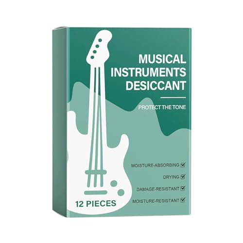 Instrument Entfeuchter Beutel 12 Stück - Trockenmittel Beutel für Musikinstrumente | Tragbare Tütchen Für Pflege Schutz Piano Violine Ukulele von gifyym