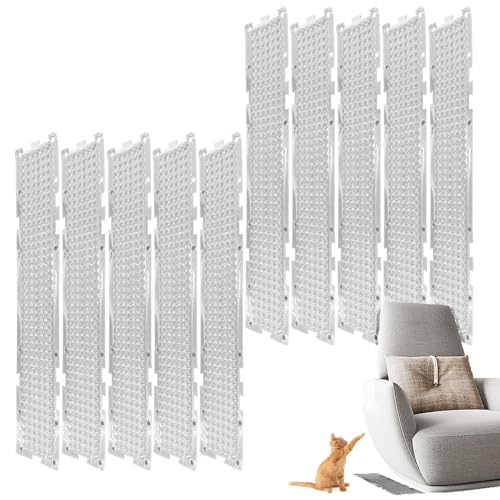 Katzenschreckmatte Mit Spikes - Tiertrainingsmatte | Fernhalten Von Hunden Vom Tresen, Für Drinnen Draußen | Robuster Witterungsbeständiger Katzenvertreiber Für Schlafzimmer, Wohnzimmer Un von gifyym