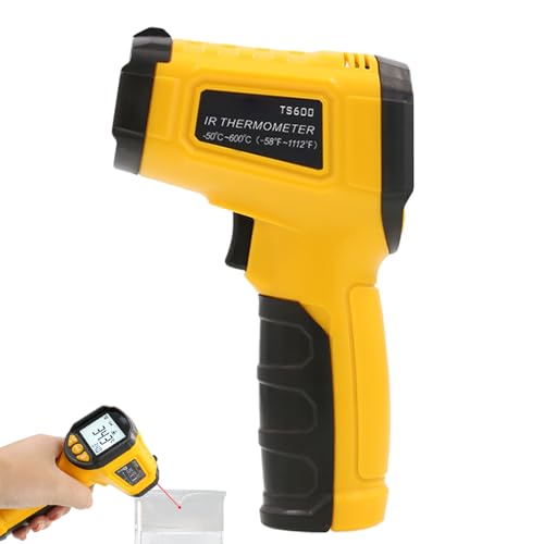 Tragbare Infrarot Thermometer - Infrarot Thermometer mit Digitalanzeige - Ergonomisches Messgerät Mit Schneller Reaktion Und Präziser Messung Für Wartung Überwachung Haushalt Erwachsene von gifyym
