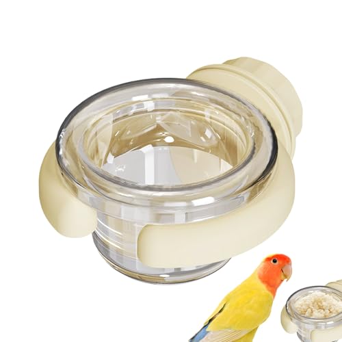 Vogelfütterungsschale | Hanging Feeder - Vogelfutterbecher Mit Flügelmutter | Conure Cockatiel, Nüsse Und Fette Kugeln, Wilde Vögel Im Freien Für Garten, Balkon, Eichhörnchenfestes Design von gifyym
