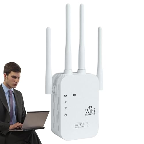 WiFi Extender | 1200 Mbit/s Wireless Router Signal Booster | 4 Türen Doppelband 5GHz/2,4 GHz, Netzwerkrouter, Zugriffspunkt, Home App -Konfiguration WiFi Extender | 1200 Mbit/s Wireless Router Signal Booster | 4 Türen Doppelband 5GHz/2,4 GHz, Netzwerkrouter, Zugriffspunkt, Home App -Konfiguration von gifyym