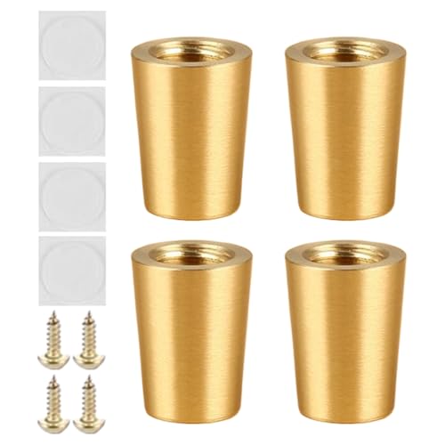 gifyym Couchtischbeine,4 Stück Kommodenbeine | rutschfeste Möbelfüße Aus Massivholz Erhöhen Bett Sofa Küchentisch Kommode Schrank Nachttisch von gifyym