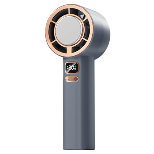 gifyym Handventilator | Tragbarer Ventilator Mit LED-Display Und Akku - Geschwindigkeit Einstellbar, 3000mAh, Für Freizeit Arbeitsplatz Schule Zuhause Camping Drinnen Draußen gifyym Handventilator | Tragbarer Ventilator Mit LED-Display Und Akku - Geschwindigkeit Einstellbar, 3000mAh, Für Freizeit Arbeitsplatz Schule Zuhause Camping Drinnen Draußen von gifyym