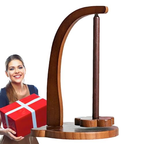 gifyym Magnetischer Garnknäuelhalter, Garnknäuelhalter zum Stricken,Rotierender magnetischer Garnhalter aus Holz - Platzsparender Garnhalter zum Stricken, 320 g tragender Garnspinner Häkeln von gifyym