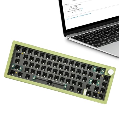gifyym Mechanisches Tastatur-Set, GMK67 kabellose RGB-Tastatur, tragbare Desktop-Computer, kabellose Tastatur, verstellbare mechanische kabellose Spiel-Tastatur-Set, Bürobedarf für Spielzimmer gifyym Mechanisches Tastatur-Set, GMK67 kabellose RGB-Tastatur, tragbare Desktop-Computer, kabellose Tastatur, verstellbare mechanische kabellose Spiel-Tastatur-Set, Bürobedarf für Spielzimmer von gifyym