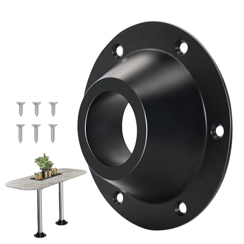 gifyym RV Tischständer Aluminium | Rostfreier Pedestal Tischhalter für Yachten | Tischmontage Basis mit Schrauben | Robuste Bodenmontage für Wohnmobile und Boote von gifyym