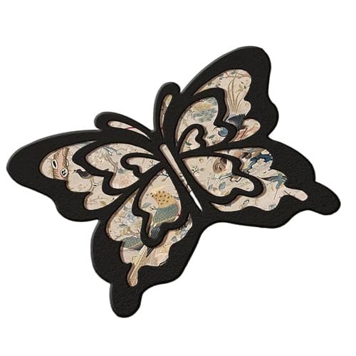 gifyym Schnelltrocknende Badematte,rutschfeste Retro-Duschmatte Mit Tierdesign - Schnelltrocknende Fußmatte Für Terrasse, Garten & Senioren Mit Sicherheitsprofil von gifyym