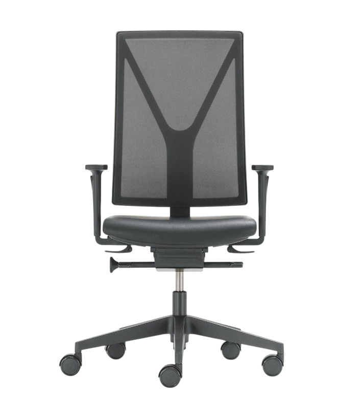 girsberger Yanos Edition Bürodrehstuhl mit Netzrücken und 2D Armlehnen - Expresslieferung von girsberger