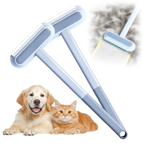Tierhaarentferner Multifunktion Langen, 2025 Neuest Werkzeug Zur Tierhaarentfernung, Réutilisables Kleiderbürste, Tierhaare Teppich Bürst, Tierhaarentferner Bürste Für Hunde, Katzen & Pferde (2) von givuaime