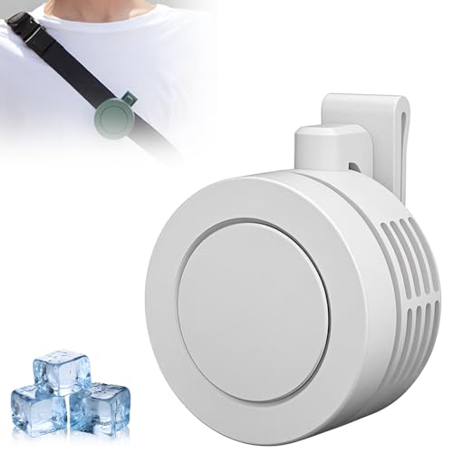 Tragbarer Ventilator Mit Clip, 2025 Net Mini Ventilator, Akku Aufladbar Leise Ventilator, 3 Einstellbaren Windgeschwindigkeiten, Ventilator Klein Für Den Außenbereich, Büro Auf Reisen & Camping (Weiß) von givuaime