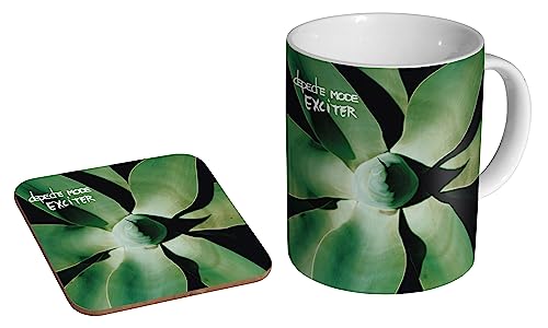 glades Depeche Mode Exciter – Keramik Kaffeetasse + Untersetzer Geschenkset von glades