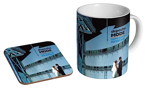 glades Depeche Mode Some Great Reward – Keramik Kaffeetasse + Untersetzer Geschenkset von glades