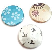 Vogel Magnet Blumen Magnete Schwalbe Kühlschrankmagnete Set Kühlschrankmagnet Küchenmagnete Büromagnete 3Er Handgemachte von glamasaurus