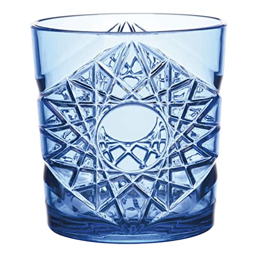 glassFORever Premium Polycarbonat Trinkglas, Blau, 0.27 Liter, 83mm Höhe, 48 Stück von glassFORever A/S