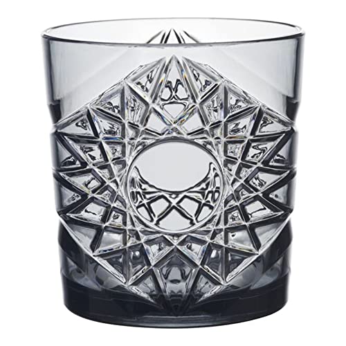 glassFORever Premium Polycarbonat Trinkglas, Grau, 0.27 Liter, 83mm Höhe, 48 Stück von glassFORever A/S