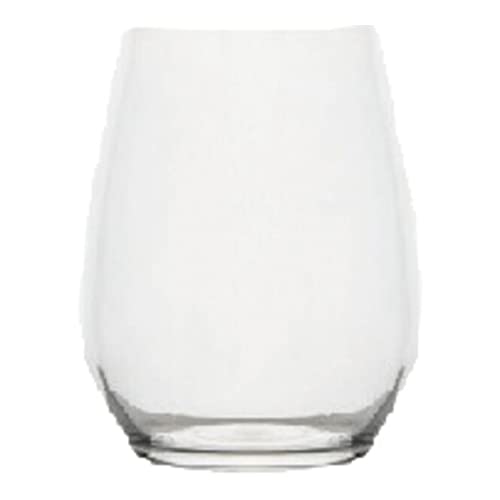 glassFORever Stemless Polycarbonat Trinkglas, Klar, 0.40 Liter, 105mm Höhe, 57mm Durchmesser, 24 Stück von glassFORever A/S