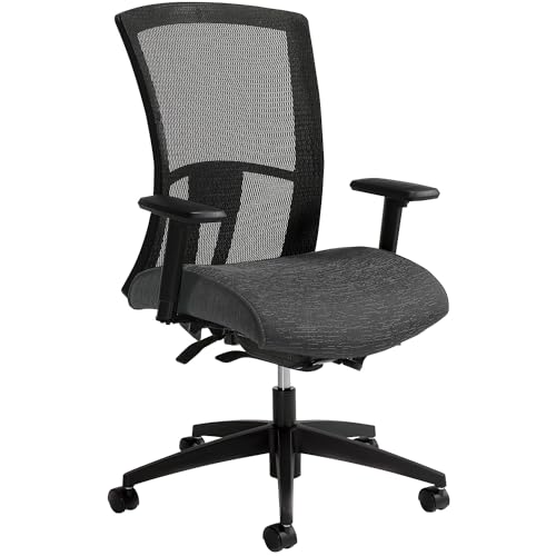 Global Vion Mesh High Back Weight Sensing Synchro - Tilter Task Back, Granite Rock (6321-8-UR20) von global