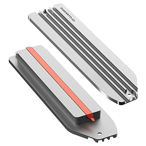 GLOTRENDS Kühlkörper für PS5 M.2 PCIe NVMe SSD mit Kupfer Heatpipe und Montageschraube von GLOTRENDS