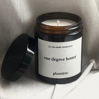Dissertation Geschenk Duftkerze Spruch One Degree Hotter, Für Doktoranden - Sojakerze Juristen Motivation von glumiere