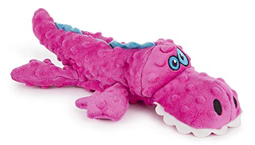 goDog Gators Squeaky Plush Dog Toy, Chew Guard Technology - Pink, Large goDog Gators Squeaky Plush Dog Toy, Chew Guard Technology - Pink, Large von goDog
