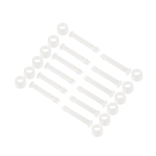 gohantee 12 Stück Kunststoff Pool Verbindungsstifte und Dichtungen (5,5cm), Pool Ersatzteile, Pool Joint Pins Pool Replacement Ersatzteile für Oberirdische Rechteckige und Runde Metallrahmen Pools von gohantee
