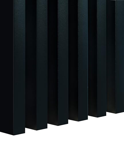 Premium 3D Lamellen - Akustik-Wandpaneele, Vertikal, Länge 275 cm, Breite 2,9 cm, Tiefe 4 cm holzpaneele, wandpaneele, holzoptik, lamellenwand von golddoor