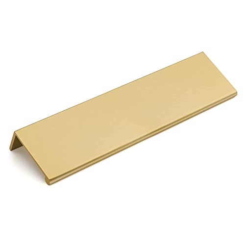 goldenwarm 1 Stück Möbel Gold Schrankgriffe Gold Schubladengriffe Möbelgriffe 128mm Griffe für Küchenschränke Küchengriffe Edelstahl Aluminium Türgriff Schrank von goldenwarm