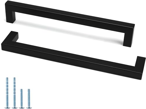 goldenwarm 15 Stück Küchenschrank Griffe Schrankgriffe Schwarz Möbelgriffe Edelstahl Schubladengriffe Lochabstand 192mm Küchen Griffe goldenwarm 15 Stück Küchenschrank Griffe Schrankgriffe Schwarz Möbelgriffe Edelstahl Schubladengriffe Lochabstand 192mm Küchen Griffe von goldenwarm