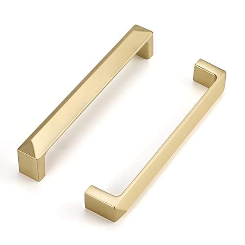 goldenwarm 20 Stück Gold Schrankgriffe 160mm Griffe Möbel Schrankgriffe Vintage Möbelgriffe Messing Küchengriffe Edelstahl Möbelgriffe Antik Zinklegierung von goldenwarm