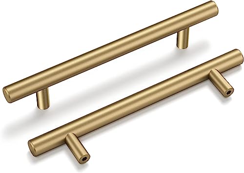 goldenwarm 5 Stücke Schrank Griff für Küchenschranktüren 160mm Küche Türgriffe Champagner von goldenwarm