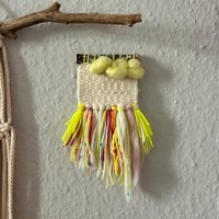 Gewebter Wandteppich/Wanddeko Neonbunter Wandbehang Webstück Unicorn Gewebter Wandteppich/Wanddeko Neonbunter Wandbehang Webstück Unicorn von goldundneon