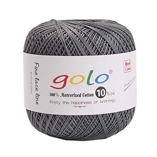 golo Häkelgarn Größe 10 für handgestricktes Häkelgarn Baumwolle häkelgarn Graue Garne golo Häkelgarn Größe 10 für handgestricktes Häkelgarn Baumwolle häkelgarn Graue Garne von golo