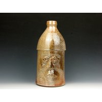 Face Krug "Will" - Vase Gold Luster Shino Steingut 9, 5" X 4, 5" 5" Goneaway Pottery | Fc3907 von goneawaypottery