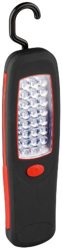 3 Stück | LED Arbeitsleuchte | mit 24 LEDs | mit praktischem Haken und Magnethalter von goobay