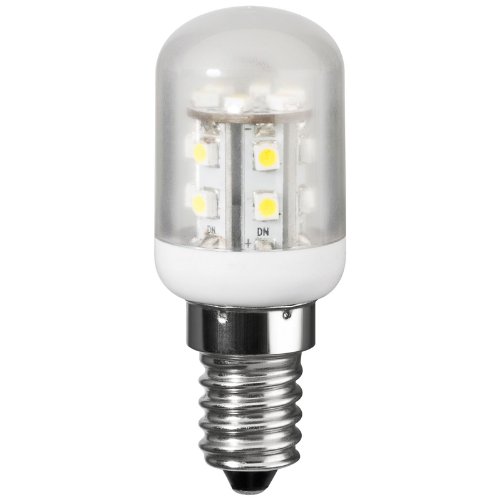3er Set LED Kühlschranklampe 1,2 W, Sockel E14, ersetzt 10 W, spritzwassergeschützt, warm-weißes, A+ von goobay