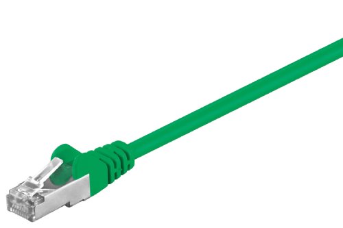 CAT 5e Netzwerkkabel 2x RJ45 Stecker CAT 5-0050 SF/UTP GRÜN 0.50m von goobay
